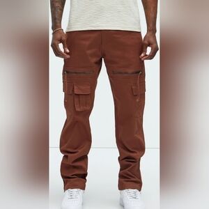 Men's Brown Cargo Pants